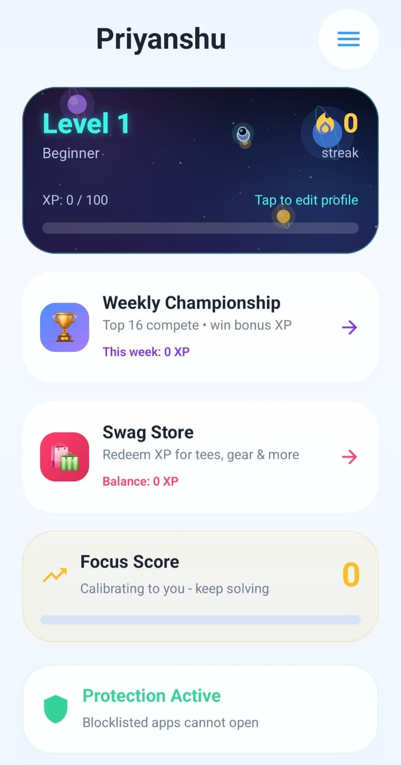 Start from your dashboard screenshot